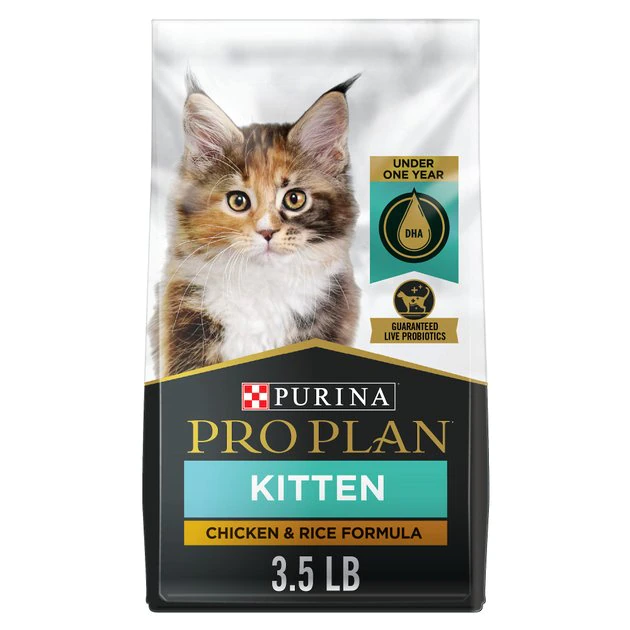 Purina Pro Plan Kitten Chicken & Rice Formula Dry Cat Food 1 Purina Pro Plan Kitten Chicken & Rice Formula Dry Cat Food