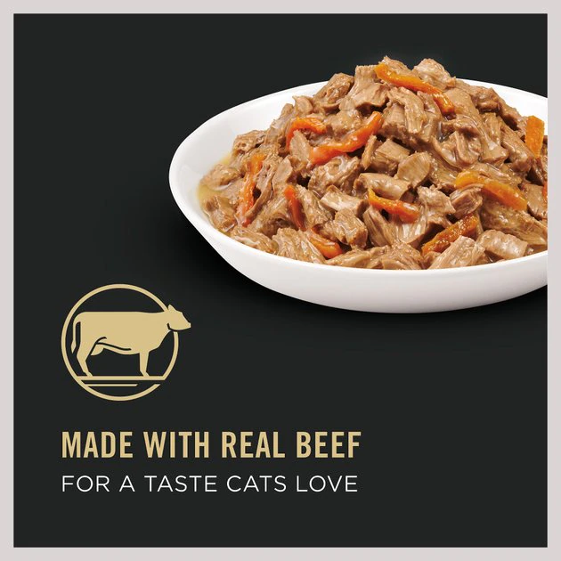 Purina Pro Plan Beef & Carrots Entree in Gravy Canned Cat Food 2 Purina Pro Plan Beef & Carrots Entree in Gravy Canned Cat Food - Image 2