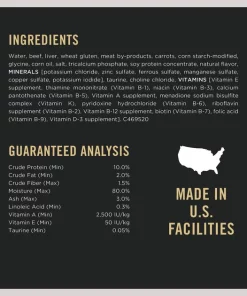 Purina Pro Plan Beef & Carrots Entree in Gravy Canned Cat Food 11 Purina Pro Plan Beef & Carrots Entree in Gravy Canned Cat Food -Elanco Sales 86240 PT4. SY630 V1634248599