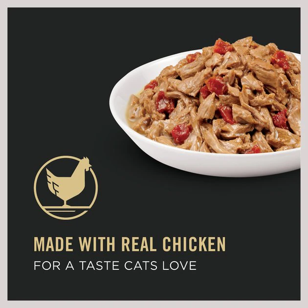 Purina Pro Plan Adult Chicken & Tomato Entree in Gravy Canned Cat Food 2 Purina Pro Plan Adult Chicken & Tomato Entree in Gravy Canned Cat Food - Image 2