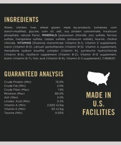 Purina Pro Plan Adult Chicken & Tomato Entree in Gravy Canned Cat Food 11 Purina Pro Plan Adult Chicken & Tomato Entree in Gravy Canned Cat Food -Elanco Sales 86244 PT4. SY630 V1634253433