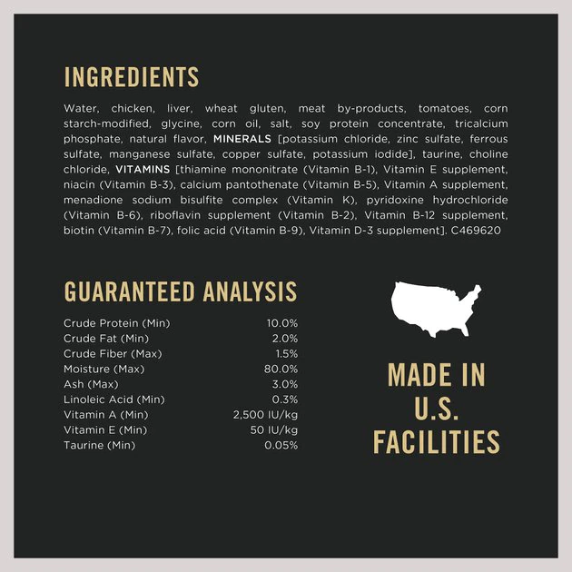 Purina Pro Plan Adult Chicken & Tomato Entree in Gravy Canned Cat Food 5 Purina Pro Plan Adult Chicken & Tomato Entree in Gravy Canned Cat Food - Image 5