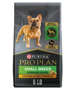 Purina Pro Plan Shredded Blend Adult Small Breed Chicken & Rice Formula Dry Dog Food