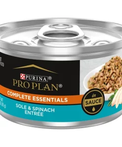 Purina Pro Plan Adult Sole & Spinach Entree in Sauce Canned Cat Food