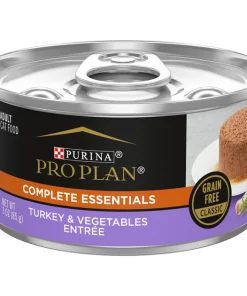 Purina Pro Plan Classic Turkey & Vegetables Entree Grain-Free Canned Cat Food