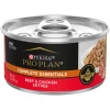 Purina Pro Plan Beef & Chicken Entree in Gravy Canned Cat Food