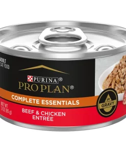 Purina Pro Plan Beef & Chicken Entree in Gravy Canned Cat Food
