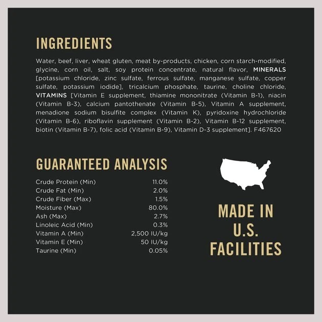 Purina Pro Plan Beef & Chicken Entree in Gravy Canned Cat Food 5 Purina Pro Plan Beef & Chicken Entree in Gravy Canned Cat Food - Image 5