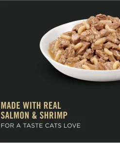 Purina Pro Plan Adult Salmon, Shrimp & Rice Entrée in Sauce Canned Cat Food 15 Purina Pro Plan Adult Salmon, Shrimp & Rice Entrée in Sauce Canned Cat Food -Elanco Sales 86287 PT8. SY630 V1638307314