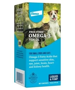 Free Form Fatty Acid Liquid for Dogs & Cats -Elanco Sales 91624 PT2. SY630 V1649354488