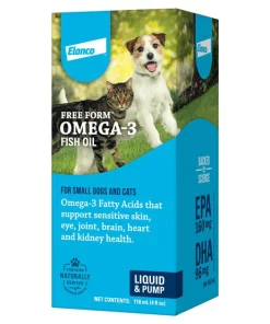 Free Form Fatty Acid Liquid for Dogs & Cats -Elanco Sales 91624 PT3. SY630 V1649345497